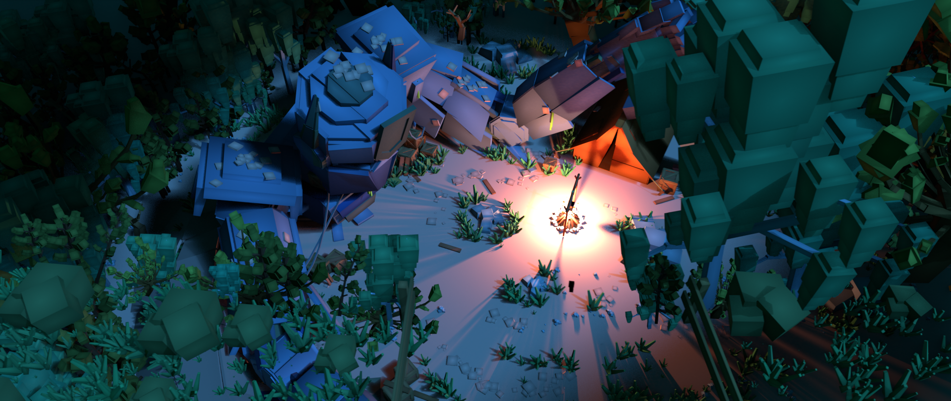 Stylized Abandoned robot